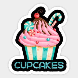 Cupcake Sticker